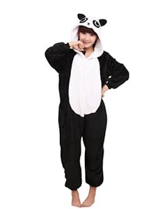 SaiDeng Warm Anime Costume Sleepwear Adult Cosplay Style Pajamas Size L Panda