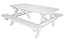 POLYWOOD PT172WH Park 72" Picnic Table, White