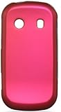 Hot Pink Rubberized Hard Phone Cover for Samsung B3410 Protector Case