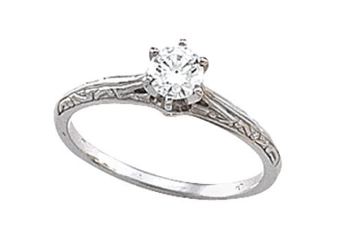 Click here for Diamond Solitaire Engagement Platinum Ring prices