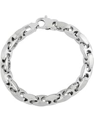 Center Links Bracelet 08.50 Inch olished/Satin B615