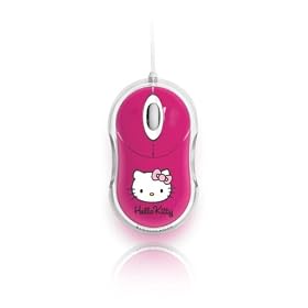 BlueStork - Bumpy Hello Kitty - Souris optique filaire - Rose