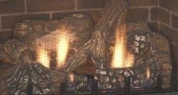 Ceramic Fiber Fireplace Log Set LS24EF - 5-piece