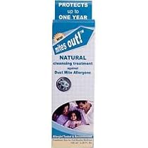 Mites Out Natural Cleansing Treatment Against Dust Mite Allergens, 3.38 fl oz (100 ml) by ClubNatural