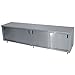 Advance Tabco CB-SS-3010 30" x 120" 14 Gauge Work Table with Cabinet Base