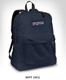 Jansport Backpack Superbreak Navy Blue for School Work or Play