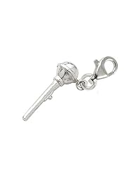 Rembrandt Charms Microphone Charm with Lobster Clasp