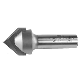 1 X 1/2 Carbide Tipped V-Grooving Router Bit