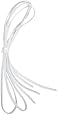 Perma-Ty 738130030 30" White Elastic Shoelaces (Pack of 3 Pairs)