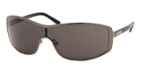 POLO RALPH LAUREN RA4007 103/87 GUNMETAL/GREY HORN GRAY METAL SUNGLASSES