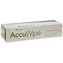 AccuWipe 29756/03 White Recycled 1-Ply Delicate Task Wiper, 16.7" Length x 15" Width, 140-Count Pack (20 Packs of 140)