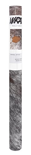 Wrapped Still/Photorealistic Cow Hide Print Wrapping Paper in Roll, 23 by 35-Inch