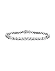 Diamond Tennis Bracelet 14K White Gold 1.00 CT Diamonds