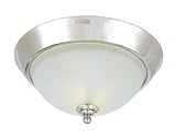 Denmark Imperial Silver Flush-Mount Light Fixture