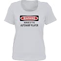BEWARE OF THE AUTOHARP PLAYER *Bella Ladies/ JUNIORS Short Sleeve Scoop Neck FITTED TEE (T-Shirt) Various Colors