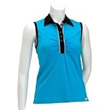 Trigelle Sleeveless Colorblock Polo