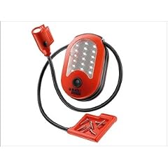 Black&Decker  BDHL18-XJ Akku-Scheinwerfer mit Quarz-Halogen Birne und 18 ultrahellen Leds