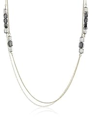 Kenneth Cole New York "Springtime Rose" Faceted Bead Long Necklace, 35"