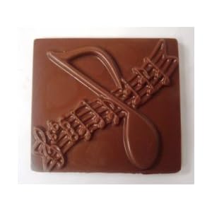 Chocolate Square Music Note