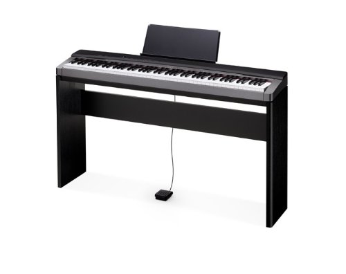 CASIO 電子ピアノ Privia ブラックメタリック調 鍵盤数88標準ピアノ形状鍵盤 PX-130BK