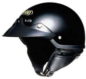 SHOEI ST-CRUZ STCRUZ CRUISER BLACK MOTORCYCLE Open-Face-Helmet