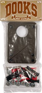 Dooks & Shortys Combo Hardware and Skateboard Risers Set - 1/4