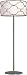 Artcraft Lighting SC649 Morocco 3-Lite Floor Lamp, Chrome with White Linen Shade