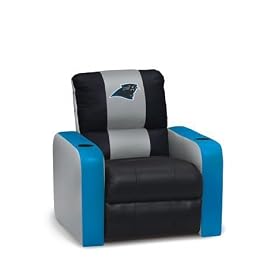 Carolina Panthers Leather Recliner Chair