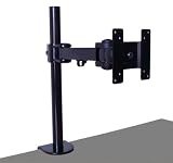 Vertical TFT Monitor/TV Desk Arm Clamp by Cable Mountain