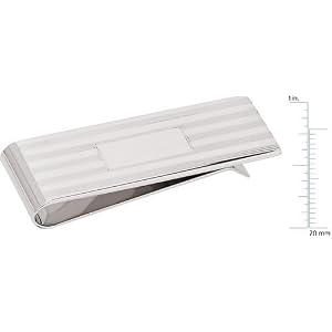 white-sterling-silver Sterling Silver Money Clip