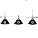 Trademark Pow 60-Inch 3 Shade Billiard Pool Table Lamp Trademark Pow 60-Inch 3 Shade Billiard Pool Table Lamp