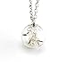 Dhnewsun Real Dandelion Dandelion Seed Wish Necklace Nature Jewelery Good Luck Charm