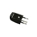 Interpower 88010732 Swiss Rewireable Plug, Black, 10A Rating, 250VAC Voltage