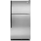 Review Maytag  / Maytag MTF1842EES 18.0 cu. ft. Top-Freezer Refrigerator with SpillMizer Glass Shelves, Humidity-Controlled Crispers, Factory-Installed Ice Maker and Reversible Doors: Stainless Steel