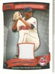 2010 Topps Peak Performance Relics #PPR-FC Fausto Carmona - Cleveland Indians (Piece of Authentic Game Used Jersey) (Baseball Cards)