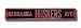 NEBRASKA CORNHUSKERS NEBRASKA HUSKERS AVE Black AUTHENTIC METAL STREET SIGN (6 X 36)