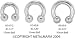 INTERNALLY THREADED 4G STEEL HORSESHOE HS45/8- 4G 5/8" 10MM BALL