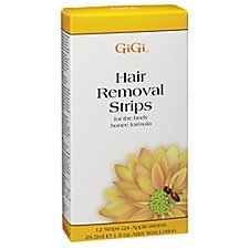 Gigi Hair Removal Strips for the Body - Lot of 2 Total 24 Strips48 ApplicationsB0084GI55E