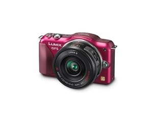 Panasonic Lumix DMC-GF5XR Live MOS Micro 4/3 Compact Sytem Camera with 3-Inch Touch Screen and 14-42 Power Zoom Lens, Red DMC-GF5XR