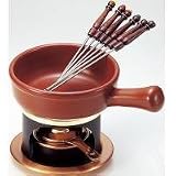 COPPER100 チョコ&チーズフォンデュセット16cm T-100 1928gの画像