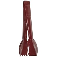 Carlisle 460901 Brown 9-1/32-Inch Carly Salad Tong (Case of 12)