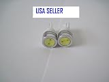 1 pair T10 168 194 High Power 1w Super White led light bulbs
