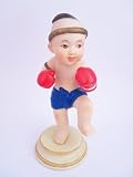 Excellent Beautiful Muay Thai Figure Clay Doll