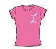 Laverne & Shirley - Laverne'S L - Juniors Hot Pink T-Shirt For Women