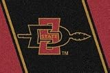 San Diego State Aztecs 7' 8 x 10' 9 Team Spirit Area Rug