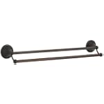 Phoenix Oil Rubbed Bronze 24" Wide Double Towel Bar