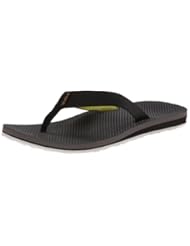 Shoes: Teva Mens Original Flip M Sandal,Black/Yellow,10 M US - Teva