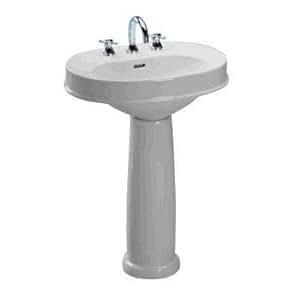 Toto 8" Center Lavatory Mercer LT750.8#04 Pedestal - Pedestal Sinks ...