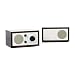 Tivoli Audio M2DKCLA Platinum Series Model Two AM/FM Table Radio with Stereo Speaker (Dark Walnut/Beige)