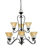 Duchess Two Tier Nine Uplight Chandelier